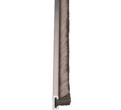 Pemko 085664 369AP84 Split Astragal, Mill Finish Aluminum with Gray Pile