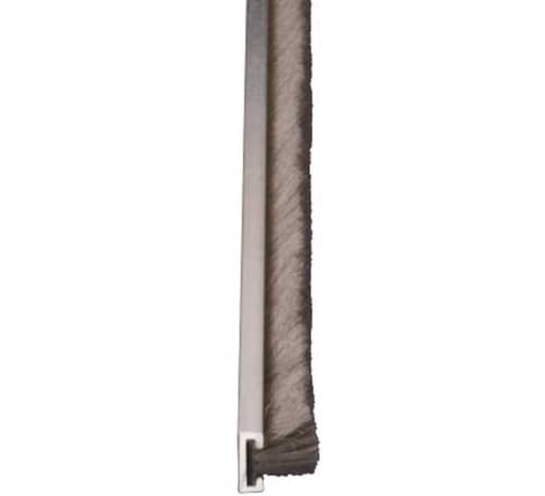 Pemko 085664 369AP84 Split Astragal, Mill Finish Aluminum with Gray Pile