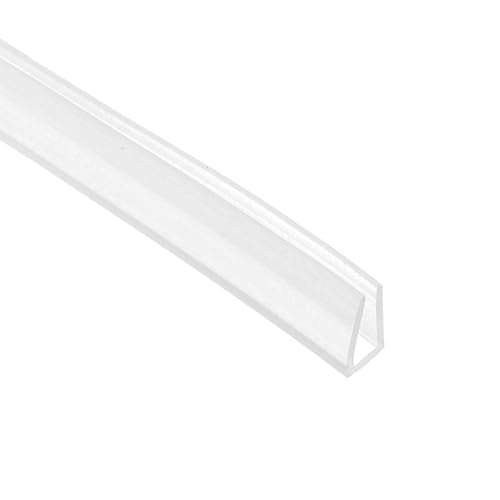 PATIKIL 13Ft U Channel Edging Trim 1/8" Slot Fits 3/32"-1/8" Edge - size: 13Ft Long,1/8" Slot,9/25"Wx5/128"Tx1/5"H