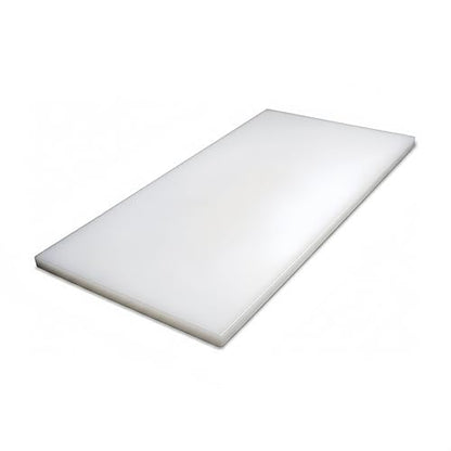 Commercial Cutting Board, Plastic Poly Kitchen Board Dishwasher Safe, Heavy Duty Food Prep Surface for Restaurant Use (24"L x 18"W x 0.57"Th) - color: White, size: 24"L x 18"W