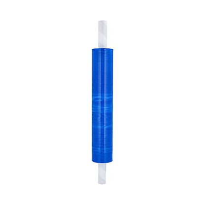 PSBM Blue Stretch Film/Wrap with Extended Core Handles, 1 Roll 20 Inch x 1000 Feet 80 Gauge Heavy Duty Clear Plastic Wrap Industrial Strength Shrink Film for Moving, Packing & Shipping - size: 1 Roll, style: Blue