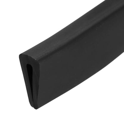 PATIKIL U Channel Rubber Edge Trim 8.2Ft Long for 3/64"–5/64" Thick Edge - size: 8.2Ft L x 13/64" W, 5/64" Slot