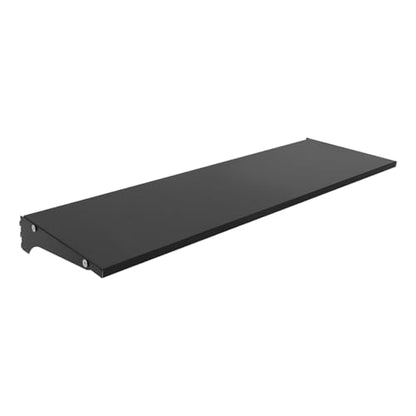 4 Packs Gondola Shelves for Industrial Grade Black Pegboard Display Stand, End Shelf for Gondola Shelving Unit, Retail Display Shelves