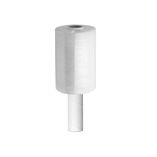 5" x 1000' Roll -80 Gauge Thick + Hybrid Technology with Dispenser, 1 Pack Stretch Packing Wrap, Plastic Pallet Shrink Film, Clear (SF18003) (1 Pack) - size: 1 PACK