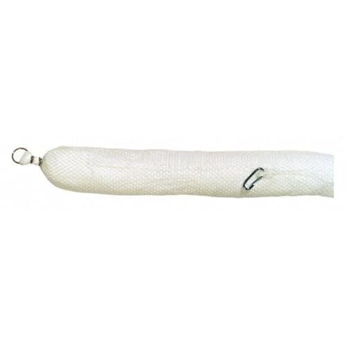 Oil-Only Contractor Grade Absorbent Sock/Net Boom, Polypropylene, 10’ x 5” (L x Dia.), Bright White, Pack of 4 (WB510SN)