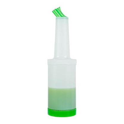 Restaurantware 1 qt Green Plastic Quick Pour Storage Container Bottle - color: Green, size: 32 Ounces