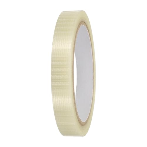 uxcell Filament Strapping Tape 9/16" x 21.9 Yards 5.9 Mil Heavy Duty Mesh - size: 9/16 Inch x 21.9 Yards 5.9 Mil