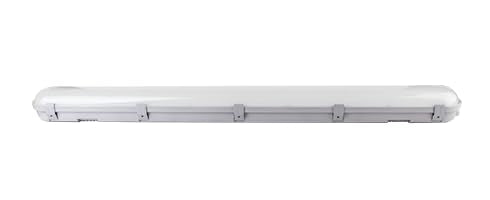 Kason 1810JUV LED Light Fixture, 4ft Walk-in Cooler/Freezer LED Ceiling Light, IP65 Vapor-Tight Polycarbonate Housing, 4000K, 11810JUV4840