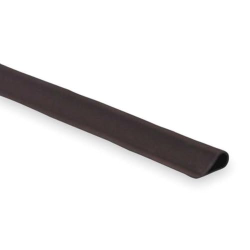Pemko - S88D18 SiliconSeal Adhesive-Backed Fire/Smoke Gasketing, Dark Brown Silicone, 0.5" W x 0.25" H x 18' L