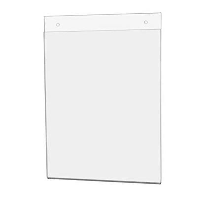 Marketing Holders 10 Pack Wall Sign Holder with Screw Holes and Hanging Hardware for 8" x 10" Ads Directory Price List Building Map Warning Not an Exit Notice Clear Acrylic Signs - size: 8"w x 10"h