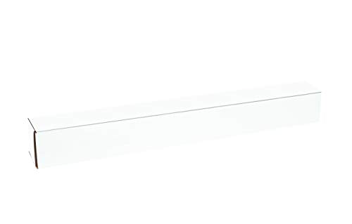 BOX USA White Mailer Boxes 6x2x2 50-Pk for Shipping & Packing