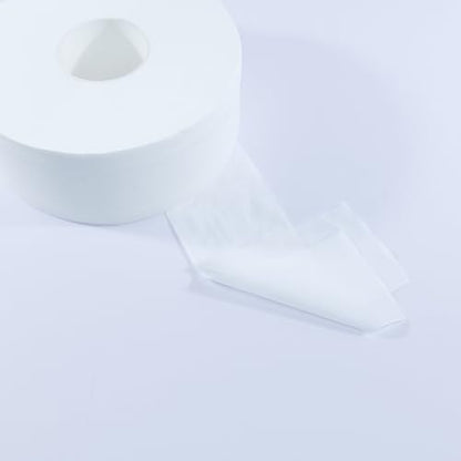 Commercial 3 Ply Jumbo Tissue Roll, 8'' Diameter (20cm), White, (4 Rolls/Carton)