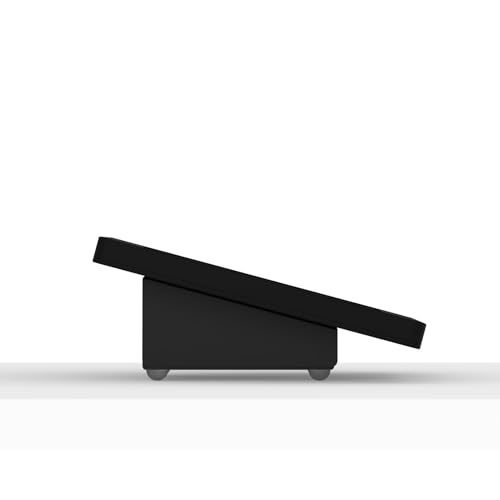 VidaMount Black Enclosure and Fixed Tilted 15° Desk/Surface Mount [Bundle] Compatible with iPad 2/3/4 - color: Black, size: iPad 2/3/4