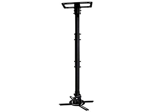 Monoprice Extendable Pole Ceiling Mount Bracket for Projector - Max Weight 50 Lbs, 360 Degrees Rotation - Commercial Series