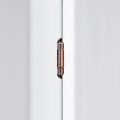 Antique Copper Cabinet Hinges 1/2 Inch Overlay, 4 Pack(2 Pairs) - color: Antique Copper