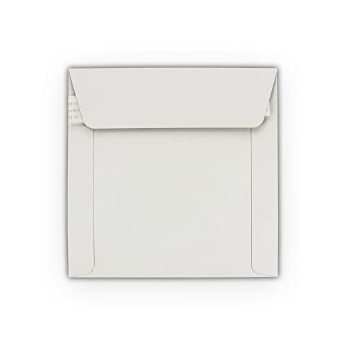 5 EcoSwift 6 x 6 Rigid Photo Mailers Stay Flats White Cardboard Self Seal Envelopes 6x6