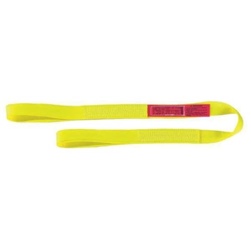 Liftall EE1601NFX2 Eye-Eye Web Sling, Nylon, 1" x 2', 1-ply, Flat-Eye