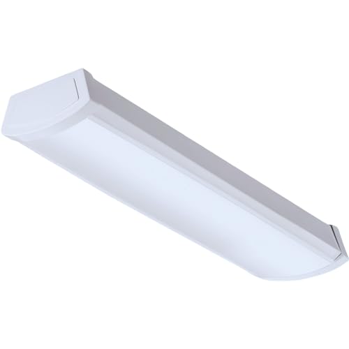Lithonia Lighting 2' Low-Profile LED Wraparound Light Fixture, 4000K, 120V - color: 4000K Cool White, size: 24 inches, style: 120V