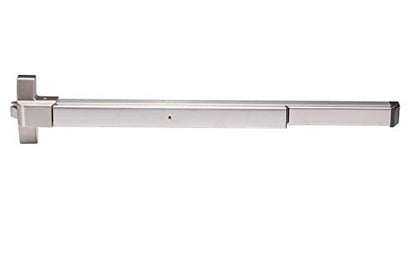 Global Door Controls ED-501XL-US32D ED-501 XL Series Trans Atlantic ED-501XL Rim Surface Exit Device in Satin Stainless Steel