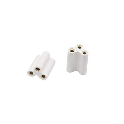 SinLoon T5 T8 LED Lamp Connector Double End 3Pin Fmeale Adapter,Daylight LED Integrated Tube Iinkable Cords for LED Tube Lamp Holder Socket Fittings with Cables(3Pin 20.5mm 20pcs)
