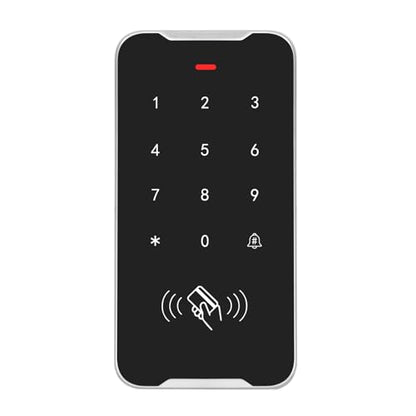 Door Access Control System Kit Set with 280kg/600lbs Electric Magnetic Lock, RFID Keypad, Two Remotes,DC12V/5A Power Supply,Stainless Steel Push to Exit Button， 5pcs RFID EM ID Card (C60-Kits) - color: C60-Kits