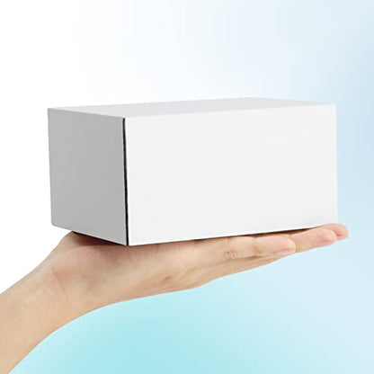 Shipping Boxes 6x4x3 inches, Small Boxes for Packaging 25 Pack - color: White, size: 6x4x3 Inches