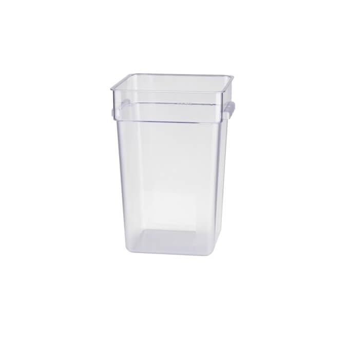 FSE 22-Quart Square Food Storage Container, Clear Polycarbonate Storage