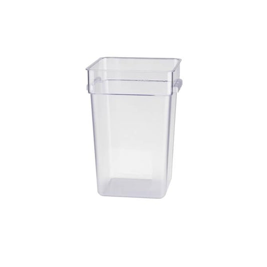 FSE 22-Quart Square Food Storage Container, Clear Polycarbonate Storage