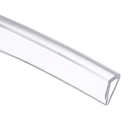 uxcell Clear Edge Trim 9.8Ft Silicone U Channel Edges Guards Fit 3/16"-1/4" - size: 9.8Ft x 3/8" x 9/16", Fits 3/16"-1/4"
