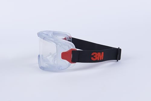 3M GoggleGear Eye Protective Goggle 3000 Series, Clear Scotchgard Anti-Fog/Anti-Scratch Lens, Premium Cloth Strap, PVC Shroud, 1 Pair, GG3101-SGAF, ANSI Z87.1, CSA Z94.3, D3 D4 Rating - style: Premium Cloth Strap/Pvc Shroud