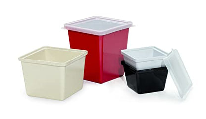 GET 28 oz Black Square Food Storage Crock
