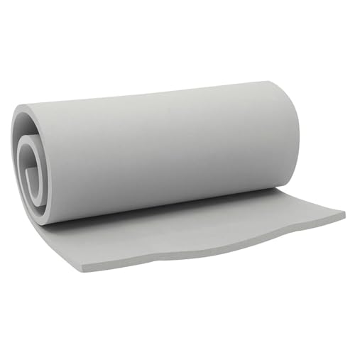 XCEL Multi-Purpose Crafting Foam Sheet Roll – Neoprene Rubber Sheets for Costumes Cosplay Packing Foam Gasket Material – Closed Cell Foam Padding in Various Options (Gray, 72" x 17" x 1/4" (1 Pack)) - color: Gray, size: 72" x 17" x 1/4" (1 Pack)