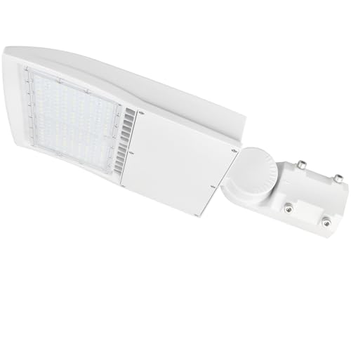 480V 150W LED Parking Lot Light, 5000K 21000LM(140lm/w) LED Shoebox Area Light - Slip Fitter Mount, Dimmable Commercial Street Lighting, Surge Protection Built-in, AC277-480V UL Listed - color: Slip Fitter Mount, size: 150W(200-480V)