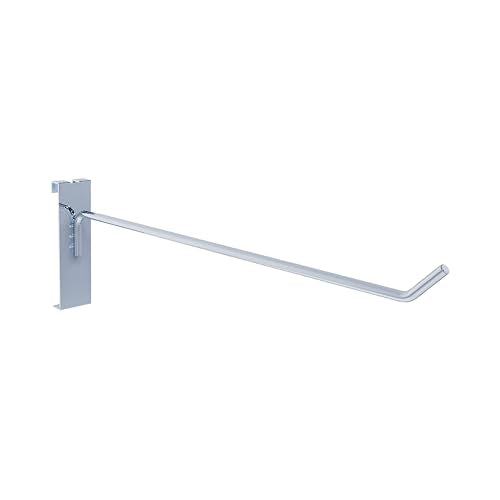 Gridwall Accessories 10 Inch Grid Wall Hooks 25 PCS - color: Chrome, size: 10 Inch