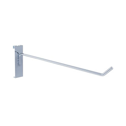 Gridwall Accessories 10 Inch Grid Wall Hooks 25 PCS - color: Chrome, size: 10 Inch