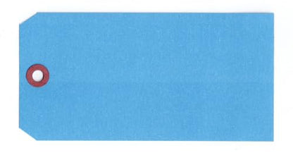 #8 Dark Blue Blank Shipping Tags 6-1/4" x 3-1/8", 13 Pt Cardstock