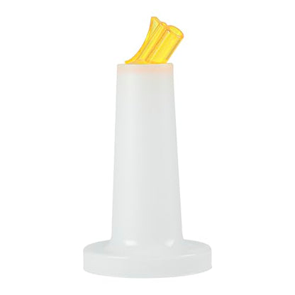 Restaurantware 1 qt Yellow Plastic Quick Pour Storage Container Bottle - color: Yellow, size: 32 Ounces