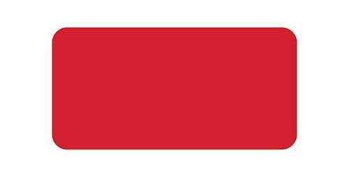 5S Location Marking Dash - Adhesive Dash Shaped Floor Marker by Graphical Warehouse - Rounded Corners (3x1.5 (50 Pack), Red) - color: Red, size: 3x1.5" (50 pack)