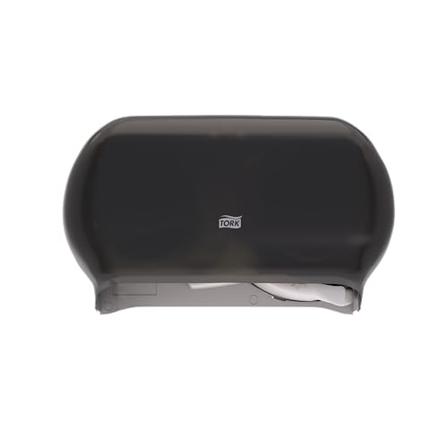 Tork Twin Toilet Paper Roll Dispenser Smoke, 59TR (Pack of 1)