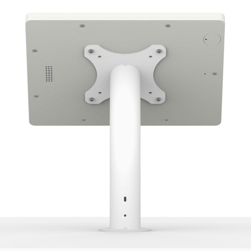 VidaMount White Enclosure and Fixed Neck Wall/Table Surface Mount [Bundle] Compatible with iPad 9.7 (5th / 6th Gen), Pro 9.7", Air 1/2 - color: White, size: iPad 9.7 (5th / 6th Gen), Pro 9.7", Air 1/2