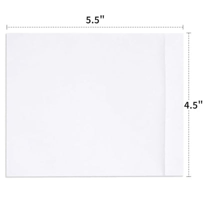 4.5'' X 5.5'' Packing List Envelopes Clear Self-Adhesive Top Loading Mailing Packing List Pouches Shipping Label Envelopes (500 Packs) - size: 4.5" x 5.5" - 500 Pcs