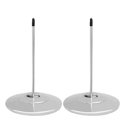 Receipt Holder, Receipt Spike for Resturaunt, Stainless Steel Bill Fork Check Spindle Memo Holder Spike with Solid Heavy-Duty Base (2 Pack) - style: 2 PACK