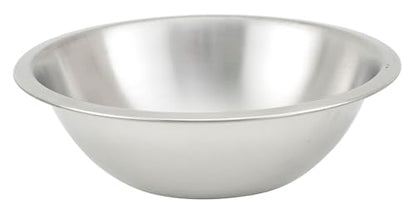 Winco 1 1/2 qt Heavy-Duty Stainless Steel Mixing Bowl, 1.5 qt, Shallow - size: 1.5 Quart, style: Shallow/Heavy Duty