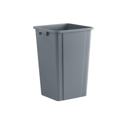 Gray, 19 Gallon Square Commercial Trash Can, Heavy-Duty Garbage Can, Industrial Trash Bin for Restaurants/Commercial Facilities/Warehouses - color: Gray, size: 19 Gallon