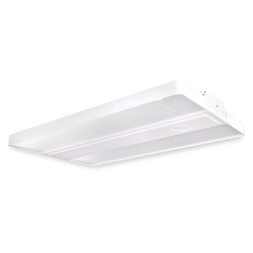 Topaz LHB-30L-W-PCS-U LED Linear High Bay Light 18 Inch - White, Power Select 120-277V, CCT Select 3500K/4000K/5000K, 18500-30000 Lumens, Aluminum Body, CRI 80, Sensor Ready, 50000 Hour LED Light