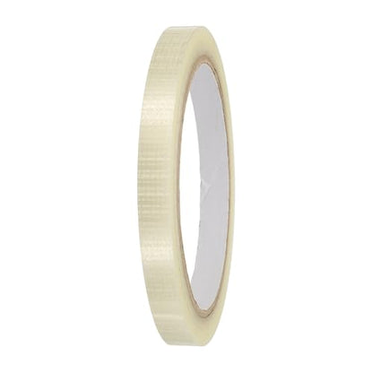 uxcell Filament Strapping Tape 3/8" x 21.9 Yards 5.9 Mil Heavy Duty Mesh - size: 3/8 Inch x 21.9 Yards 5.9 Mil