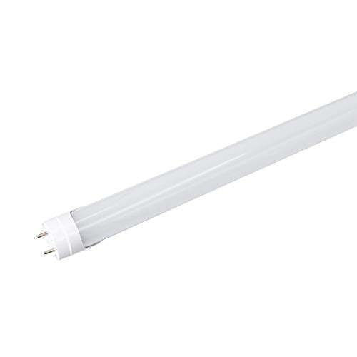 LightingWill LED T8 Light Tube 4FT, Warm White 3000K-3500K, Dual-End Powered Ballast Bypass, 2000Lumen 18W (40W Equivalent Fluorescent Replacement), Frosted Cover, AC85-265V Lighting Fixture, 1Pack - color: Warm White, size: 4FT-1 Pack