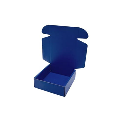 50 Pack 6.3x6x1.6 in Industrial Blue Shipping Boxes - color: Industrial Blue, size: 6.3x6x1.6 in