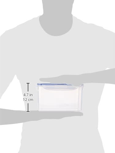 LOCK & LOCK Easy Essentials Food Lids/Pantry Storage/Airtight Containers, BPA Free, Rectangle - 8 Cup - for Cookies, Clear(Pack of 2) - size: 8 Cup (Pack of 2), style: 8 Cup