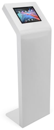 Displays2go 12.9 Inch Tablet Kiosk Stands - color: White, size: Up to 12.9” Monitor Size